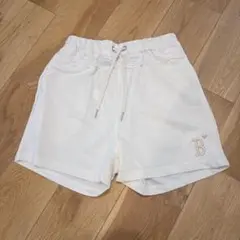 しまむらMLB ショートパンツ　130cm アイボリー