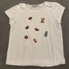 familiar ベビー Tシャツ 80cm 夏モチーフ刺繍のサムネイル