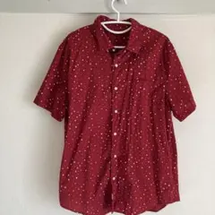 AMERICAN EAGLE 半袖シャツ レッド ドット柄のサムネイル