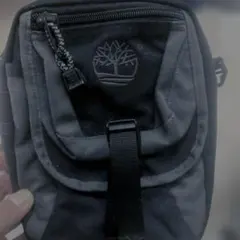 Timberland ブラック サコッシュ　 ベルトループ有り　肩紐欠品