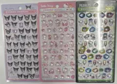 【正規品】　ボンボンドロップシール　ミニ　サンリオ　キティ　クロミ　スヌーピー