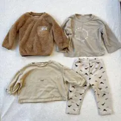 ナチュラル系セットまとめ売り　恐竜柄レギンスと韓国子供服トップス