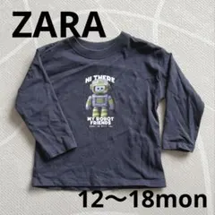 ZARA ベビー ロボットプリント 長袖Tシャツ 86cmのサムネイル