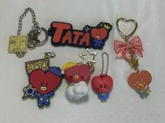 BT21 TATA BTS V テテ キーホルダー セット