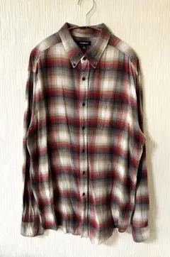 US古着 Croft & Barrow オンブレチェック柄 フランネルネルシャツ