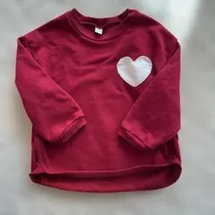 裏毛　トレーナー　ハート