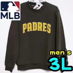 【新品】パドレス　スウェット　トレーナー　3L　メンズ　MLB公式　SD　裏起毛