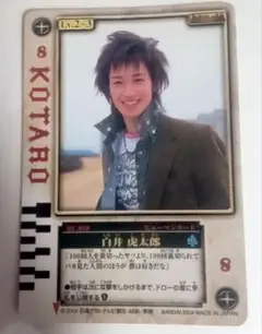 仮面ライダーブレイド　白井虎太郎　8　カード　トランプ