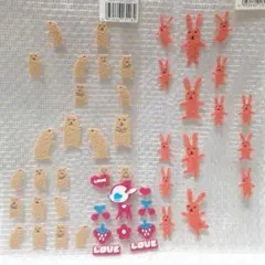 ふわふわシール　３点　平成レトロ