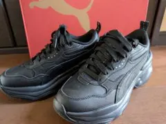 PUMA ブラック スニーカー　24cm　プーマ