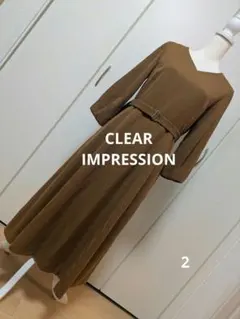 ☆CLEAR IMPRESSIONクリアインプレッション美ラインロングワンピース