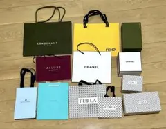 ブランドショップ袋と箱セット