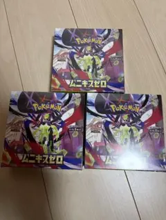 【新品未開封】【シュリンク付き】ポケモンカード ムニキスゼロ 3BOX