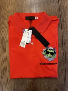 Dance With Dragon オレンジポロシャツ Lサイズ