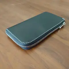 【総手縫い】L字ファスナー ロングウォレット　イタリアンレザー