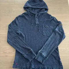 Polo Ralph Lauren フード付きトップス ネイビーデニム風　S