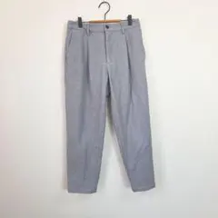 JUNRED ジュンレッド テーパードパンツ M グレー センタープレス メンズのサムネイル