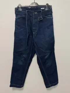 コモリベルテッドデニムネイビーSize3裾上げ無し コモリベルテッドデニムネイビーSize3裾上げ無し コモリ