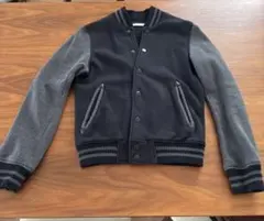 【週末限定】GU レディース スタジャン ブルゾン ブラック×グレー ジャケット