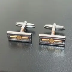 dunhill　ダンヒル　カフリンクス　ガンメタ×ゴールド色のサムネイル