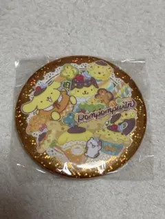 サンリオ　キラキラBIG缶バッジ　ポムポムプリン