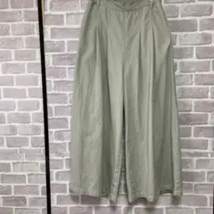 サマンサモスsm2 ワイドパンツ　ベージュ　フリー