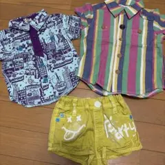 Party Party ２枚とJUNKSTORE１枚ベビー服 80cmのサムネイル