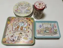 ディズニーキャラクター 缶セット 4個