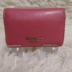 katespade レザー キーケース ピンク