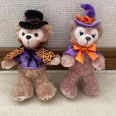 ダッフィー シェリーメイ ぬいぐるみバッジ ハロウィン 2011