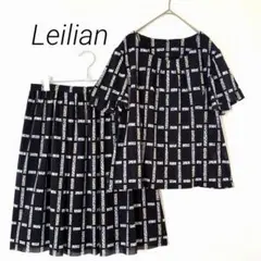 E631/美品 Leilian 2点セット ジャケット ブラウス 花柄 13+ - メルカリ