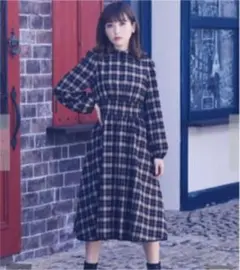 最終！【美品】Maison de FLEUR チェック柄ワンピース　神田沙也加 2025年最新】神田沙也加 メゾンドフルール ワンピースの人気