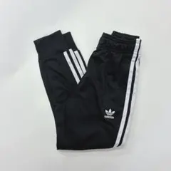 アディダス adidas 3本ライン ジャージ ボトムス パンツ 黒 130cmのサムネイル