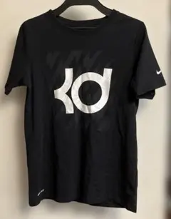 NIKE Tシャツ ブラック　dryfit ケビン・デュラント　KDロゴT