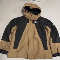 CAMP7 中綿コート フード付き ベージュ/ブラック　150