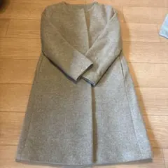 【美品】RUノーカラー ロングコート