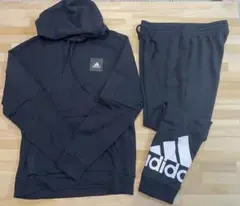 adidas フード付きスウェット セットアップ XL
