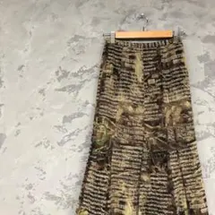 Chamois Depo ロングスカート 総柄 リアルツリー フレアスカート