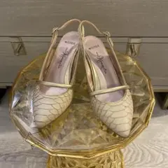CHANEL シャネル ニュートラベルライン ジャガード ミュール パンプス