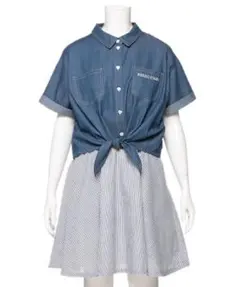 メゾピアノJr.140セットアップワンピース ※3/12迄の出品