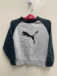 Puma トレーナー　 グレー/ダークグリーン