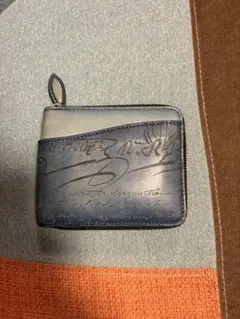 早いもの勝ちBerluti ベルルッティ 財布カリグラフィ ブルー イタウバ美品のサムネイル