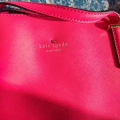 kate spade ホットピンク トートバッグ