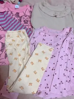 女の子　110 秋服　まとめ売り　長袖　ロンT ロングパンツ　ミニーマウス