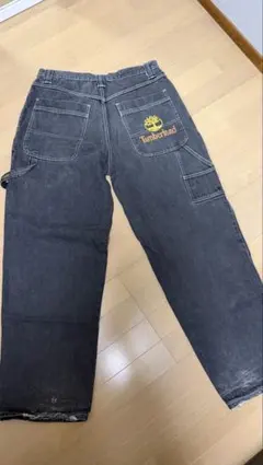 Timberlandダブルニー ペインターパンツ 黒 墨黒 W34前後のサムネイル