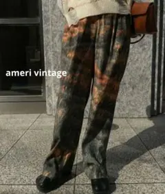 ameri vintage CAMILA STRAIGHT TUCK PANTS