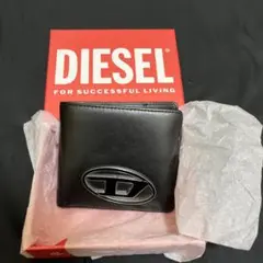 DIESEL ブラック 二つ折り財布