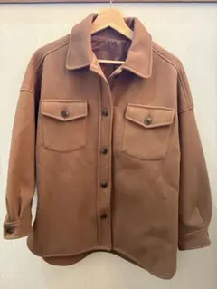 INGNI イング オーバーサイズ シャツジャケット コート M ブラウン 美品