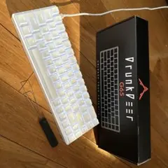 Drunkdeer G65 ホワイトキーボード