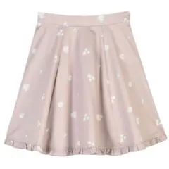 【美品】evelyn 花柄 フレアスカート